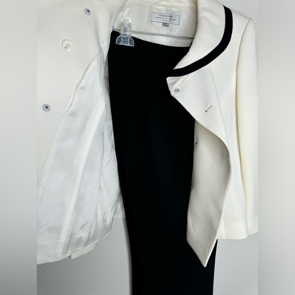 Tahari Arthur S. Levine black and white suit set - Picture 4 of 5